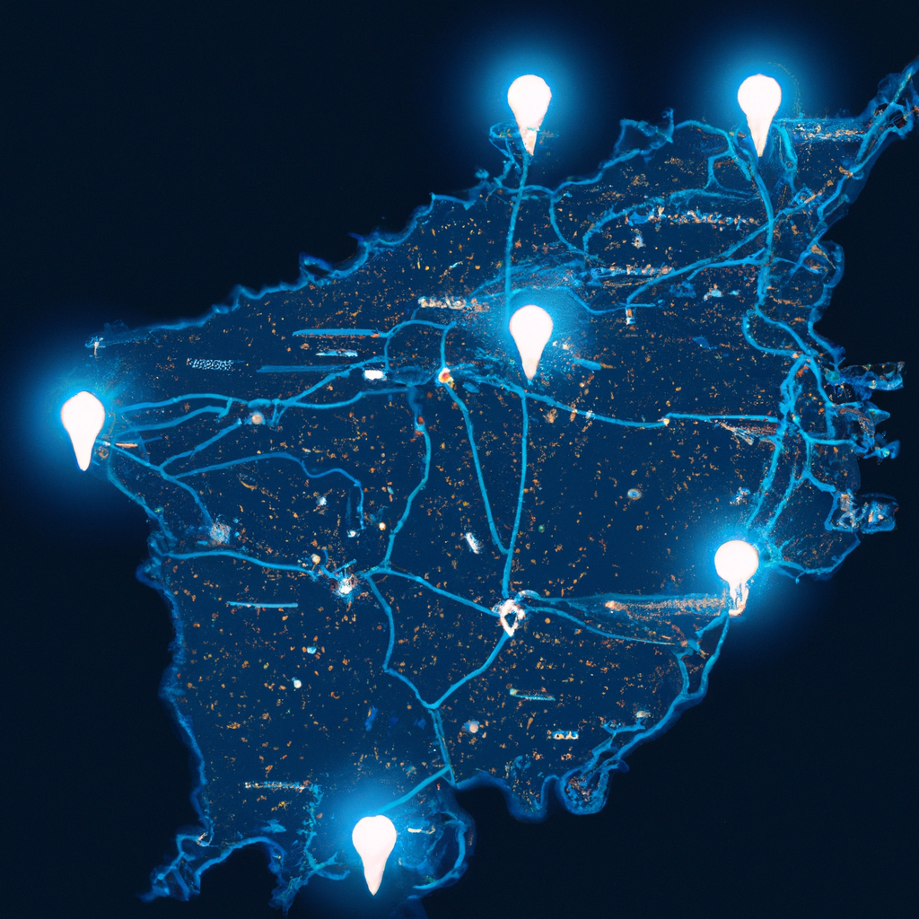 Mapa minimal de Providencia, Santiago, ubicación del estudio
